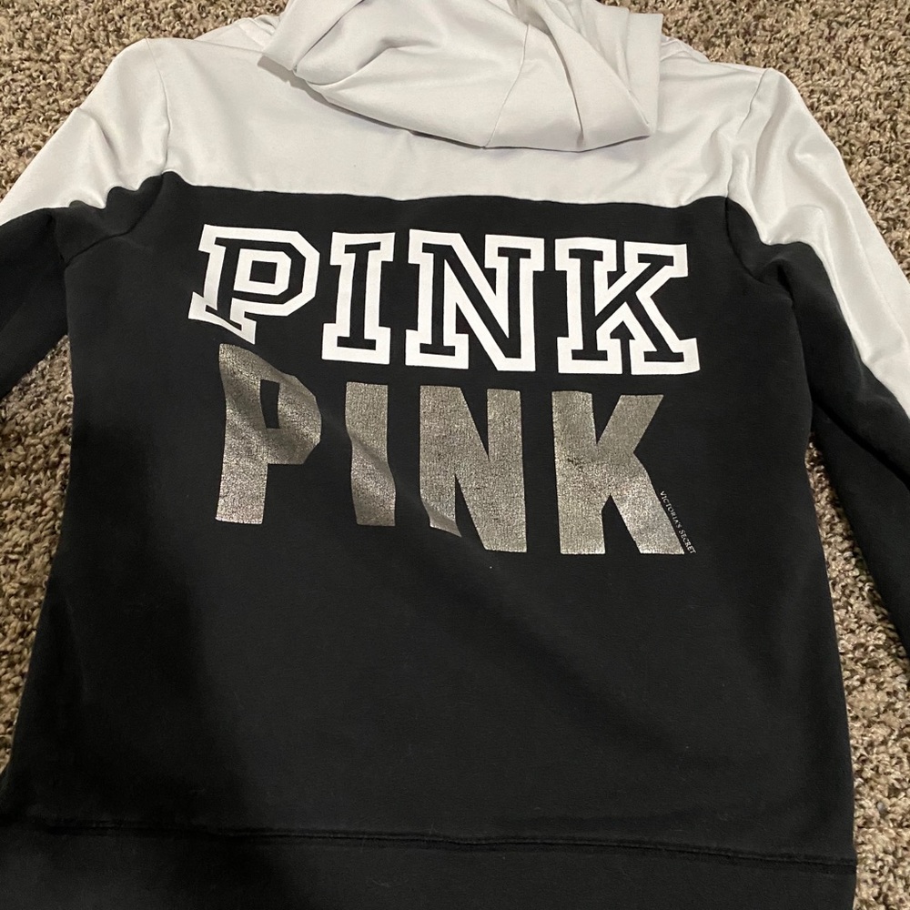PINK Hooded Zip-Up Jacket